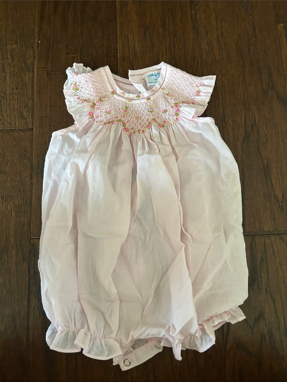 Luli & me smocked bubble 9m